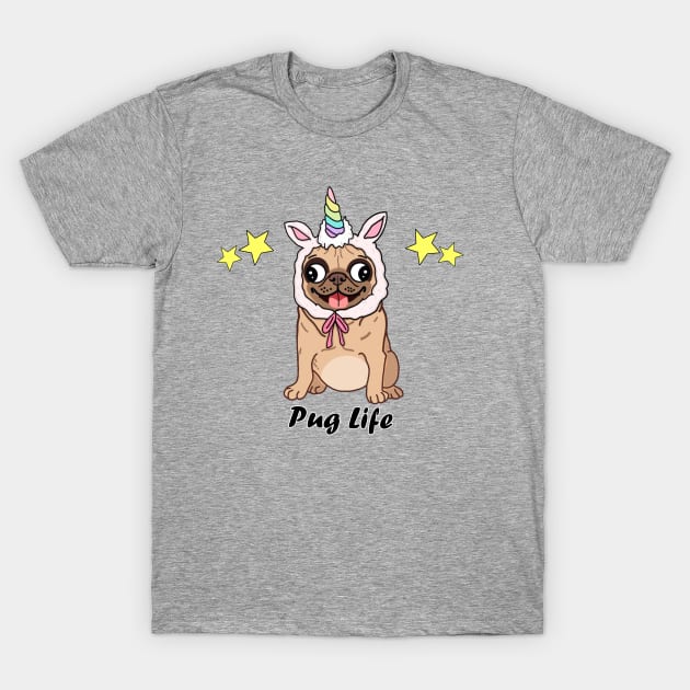 Pug Life T-Shirt by garciajey